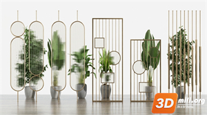 Folding screen Skp Files 